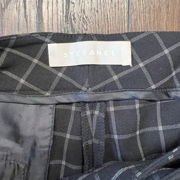 Stefanel checked pant SZ 8 - Picture 4 of 7